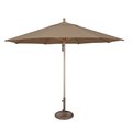 Simply Shade SimplyShade  Ibiza 11 ft. Solefin Wood &  Aluminum Umbrella  Antique Beige SSUWA811SS-D3474